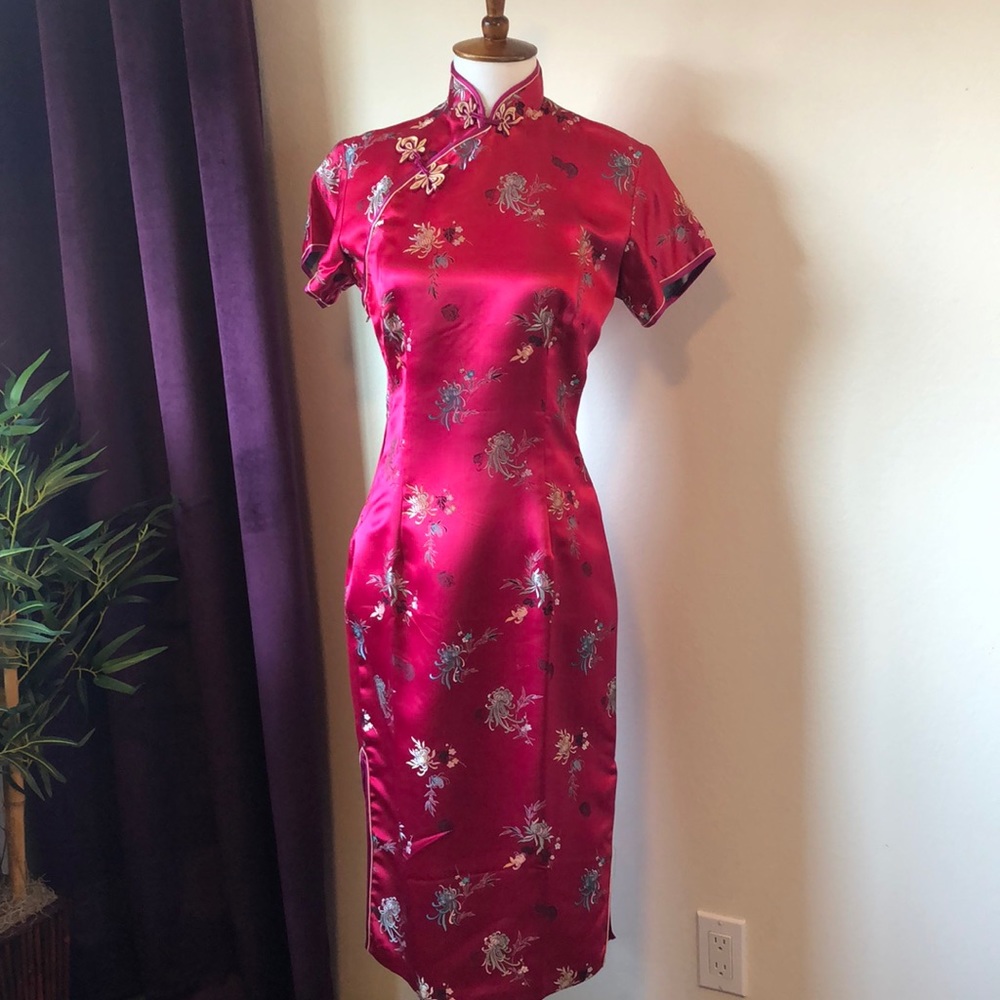 Vintage Chinese Brocade Dress NWT